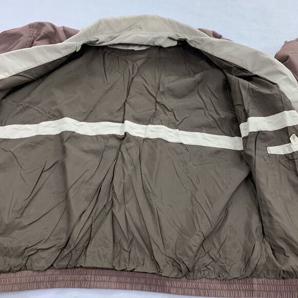 London Fog Full Zip Lightweight Collared Jacket XL Long Mens Adult Light Brown - Picture 5 of 7